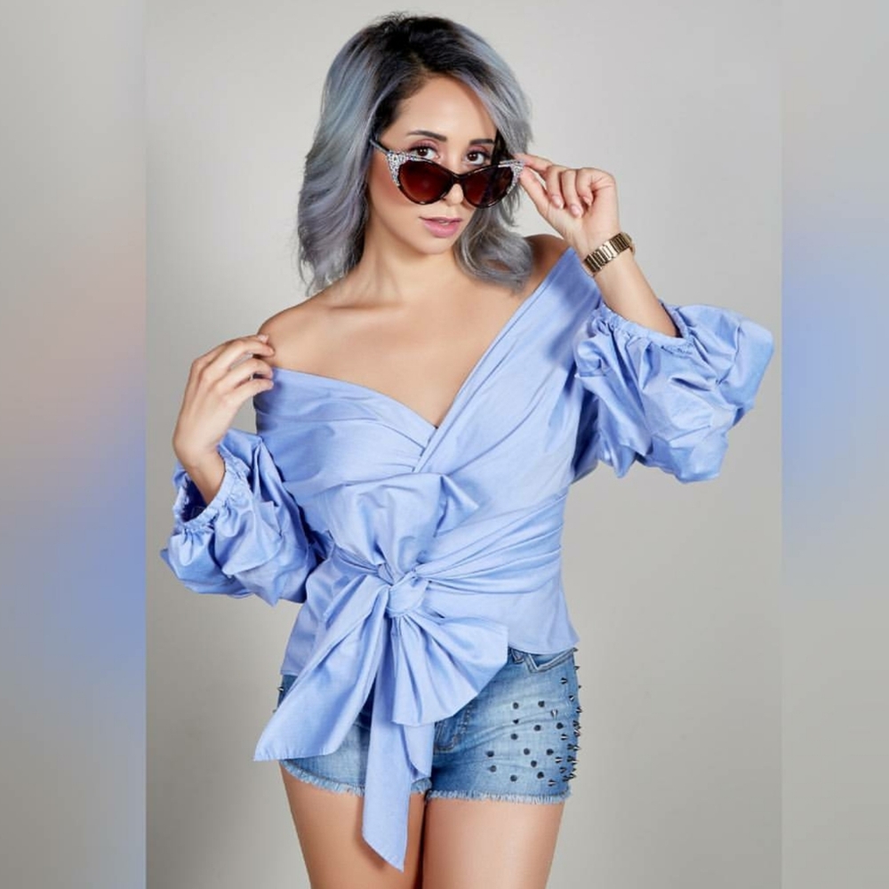 Light Blue Blouse